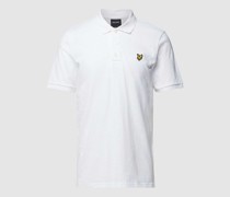 Poloshirt mit Logo-Stitching