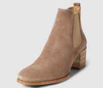 Chelsea Boots mit Blockabsatz