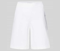 Shorts in unifarbenem Design Modell 'Iska'