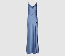 Abendkleid mit Spaghettiträgern und seitlichem Reißverschluss