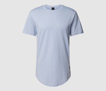 T-Shirt mit abgerundetem Saum Modell 'MATT'