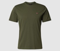 T-Shirt mit Logo-Stitching Modell 'SALIS'