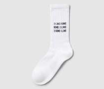 Socken mit Statement-Print Modell 'Saamus'