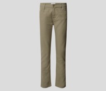 Mid Rise Straight Fit Jeans