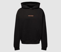 Oversized Hoodie mit Label-Print Modell 'COLNE'