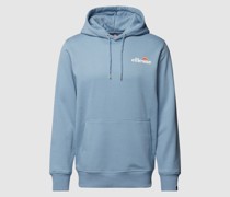 Hoodie mit Label-Print Modell 'Olevano'