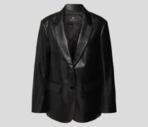 Blazer in Leder-Optik