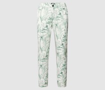 Hose mit Allover-Muster Modell 'JACQUELINE'