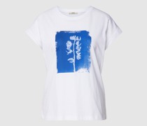 T-Shirt aus Baumwolle mit Motiv-Print