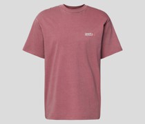 T-Shirt in melierter Optik