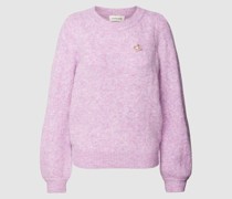 Strickpullover mit Metall-Applikation Modell 'Melanie'