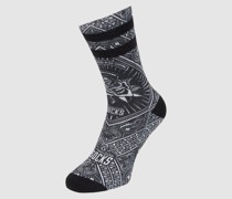 Socken mit Allover-Muster Modell 'Bandana'