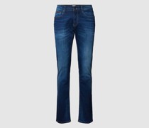 Slim Fit Jeans mit Label-Stitching Modell 'SCANTON'