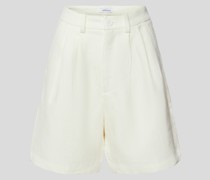 Shorts aus reinem Leinen