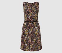 Kleid mit floralem Allover-Muster