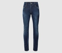 Tapered Fit Jeans im 5-Pocket-Design Modell 'Dave'