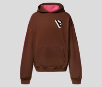Hoodie mit Label-Patch