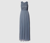 Abendkleid mit Paillettenbesatz