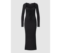 Kleid in Strick-Optik Modell 'TYE NECK LONGSLEVVE DRESS'