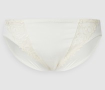 PLUS SIZE Slip mit Kontrasteinsatz Modell 'Deauville'