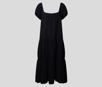 Midikleid mit Square-Neck-Ausschnitt