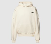 Hoodie mit Kontrastnähten