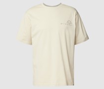 T-Shirt mit Label-Print Modell 'Marzola'