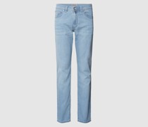 Tapered Fit Jeans mit Stretch-Anteil Modell 'Lyon'