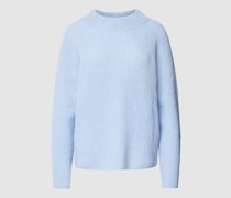 Strickpullover mit Rundhalsausschnitt