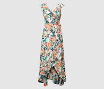 Maxikleid mit Volantsaum