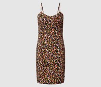 Minikleid mit floralem Muster