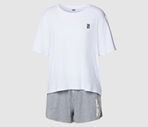 Pyjama mit Rundhalsausschnitt