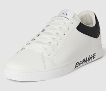 Sneaker mit Kontrastbesatz Modell 'ENGLISH'