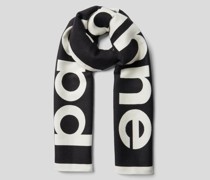 Schal mit Label-Print