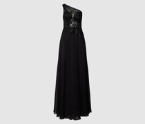 Abendkleid mit One-Shoulder-Träger
