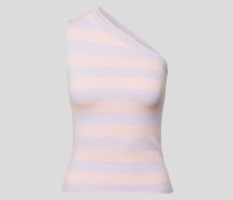 Asymmetrisches Top mit Streifenmuster