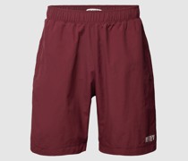 Shorts mit Label-Print