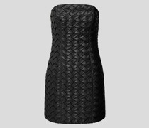 Minikleid mit Zopfmuster
