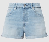 Baggy Fit Jeansshorts mit Stretch-Anteil Modell 'Anyta'
