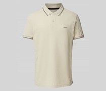 Poloshirt mit Label-Stitching Modell 'TIPPING'