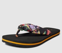Zehentrenner mit Label-Detail Modell 'DITSY SUN BLOOM™'
