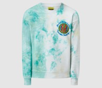 Oversized Sweatshirt im Batik-Look