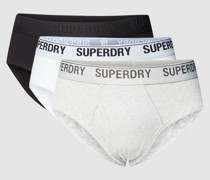 Slip mit Logo-Bund im 3er-Pack Modell 'BRIEF MULTI TRIPLE PACK'