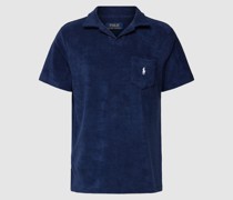 Poloshirt mit Label-Stitching