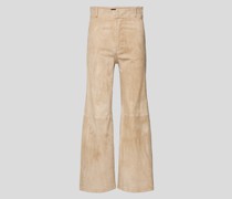 Lederhose mit Gesäßtaschen