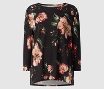 PLUS SIZE Shirt mit floralem Muster Modell 'Alba'
