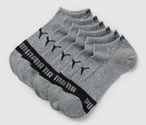 Socken mit Label-Print im 6er-Pack