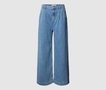 Flared Jeans mit Knopf- und Reißverschluss Modell 'KENJA'