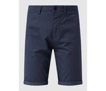 Relaxed Slim Fit Chino-Shorts mit Stretch-Anteil