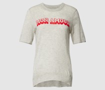 Strickshirt aus Kaschmir Modell 'MON AMOUR'